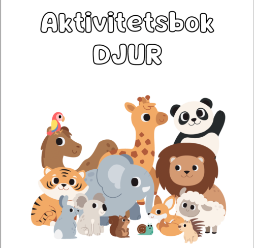 Aktivitetsbok Djur