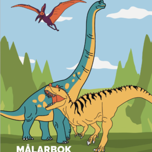 Målarbok Dino